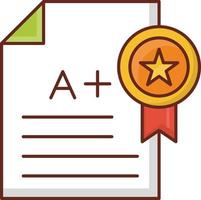 grade-illustration-on-a-transparent-background-premium-quality-symbols-line-flat-color-icon-for-concept-and-graphic-design-vector